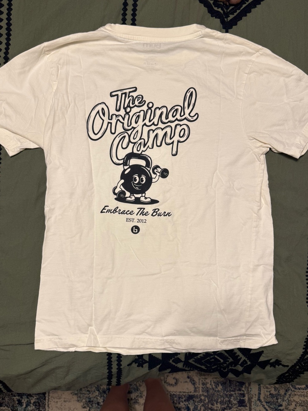 Burn Boot Camp The Original Camp Embrace The Burn Graphic Unisex Tee